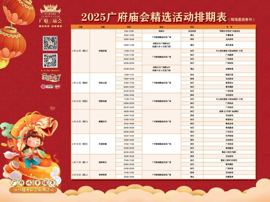 府庙会全攻略（活动排期表）凯发一触即发2025年广